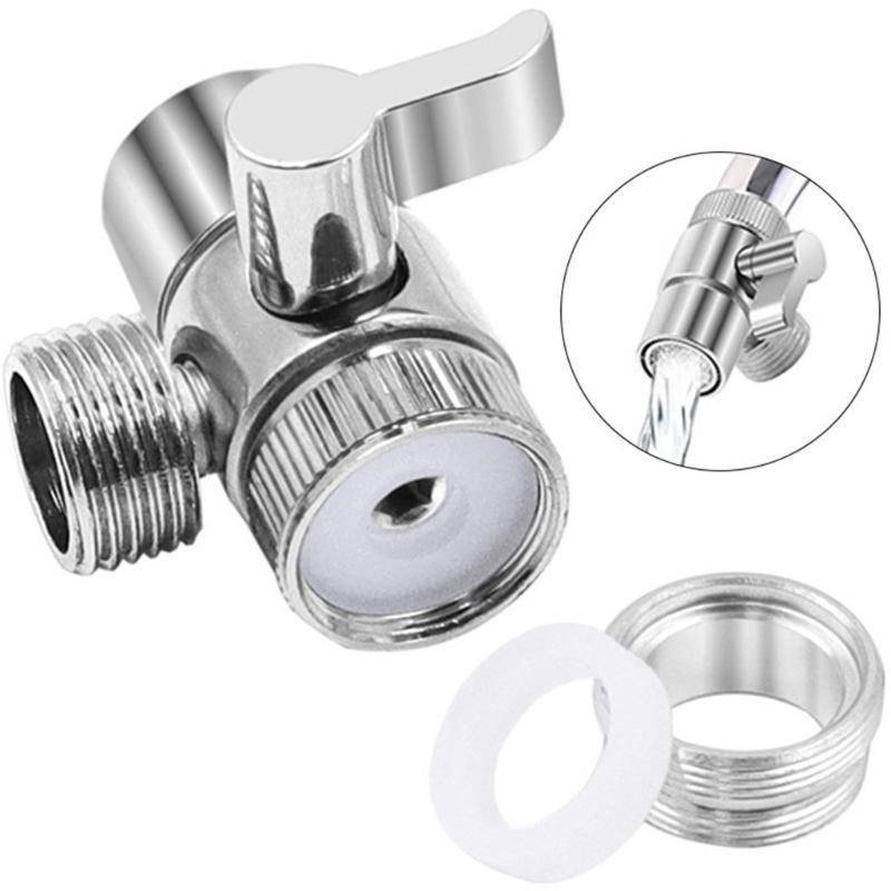 Upgrades Split Faucet Adapter with Double Function Two Way Tap Connector 360 Rotation  Sprayings for  Bathroom & Kitchen Use
