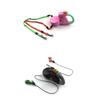Dual Head Retractable Dog Leash Anti‑Tangle One‑Hand Control Walking Lead For Two Small Medium Dogs Outdoor