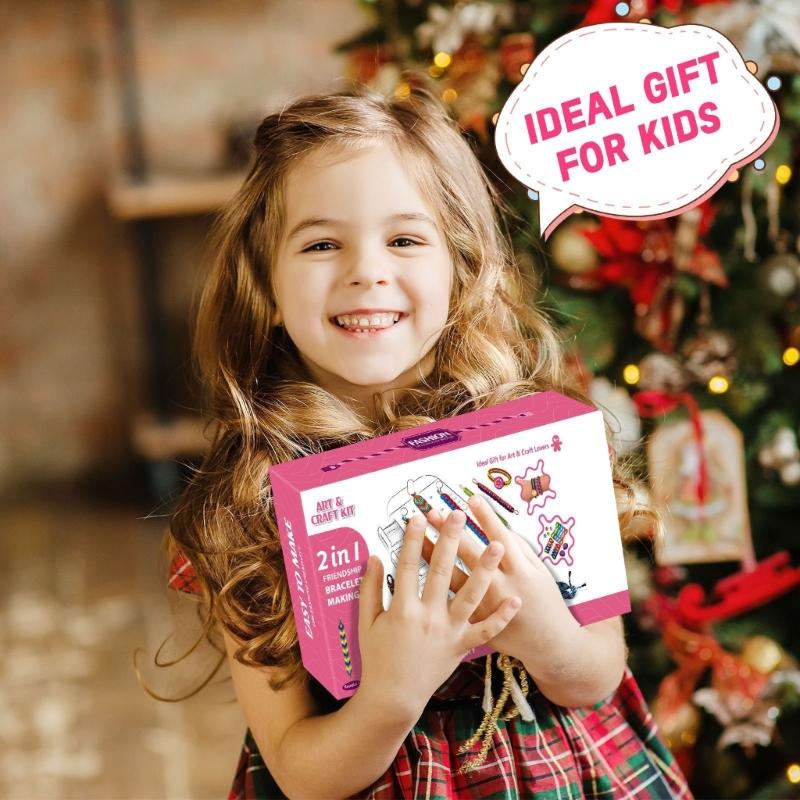 Friendship Bracelet Maker Set Inspires Creativity and Hands On Skills for Unique Designs for Kids and Beginners