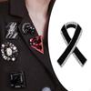 Funeral Ribbon Pin Brooch,Funeral Event Mourning Clothing Accessory Decorative Remembrance