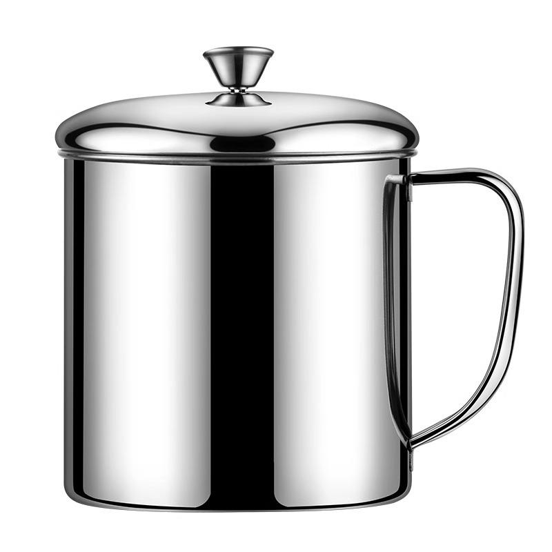 High-Quality Stainless Steel Water Cup with Handle for Kindergarten and Home Use