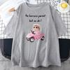 Girls Cotton Kawaii Graphic Tshirt Sad Hamster The Horrors Persist But So Do I Teeshirt Casual Cute Printing Tshirts Unisex Unisex