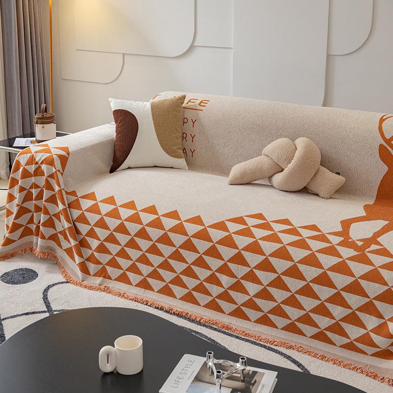 Sofa Towel Full Cover Cloth New Four Seasons Living Room Sofa Cover All-Inclusive Non-Slip Seat Cushions Thickened