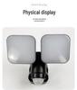 Solar K484 Dual Sensor Outdoor Wall Lamp - Infrared Motion Detection, Waterproof, Courtyard Light