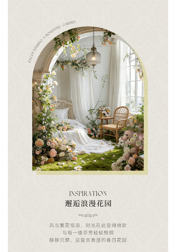 Mengjie Home Textile Flower Tribute Satin Four Piece Set Long staple Cotton Skin friendly