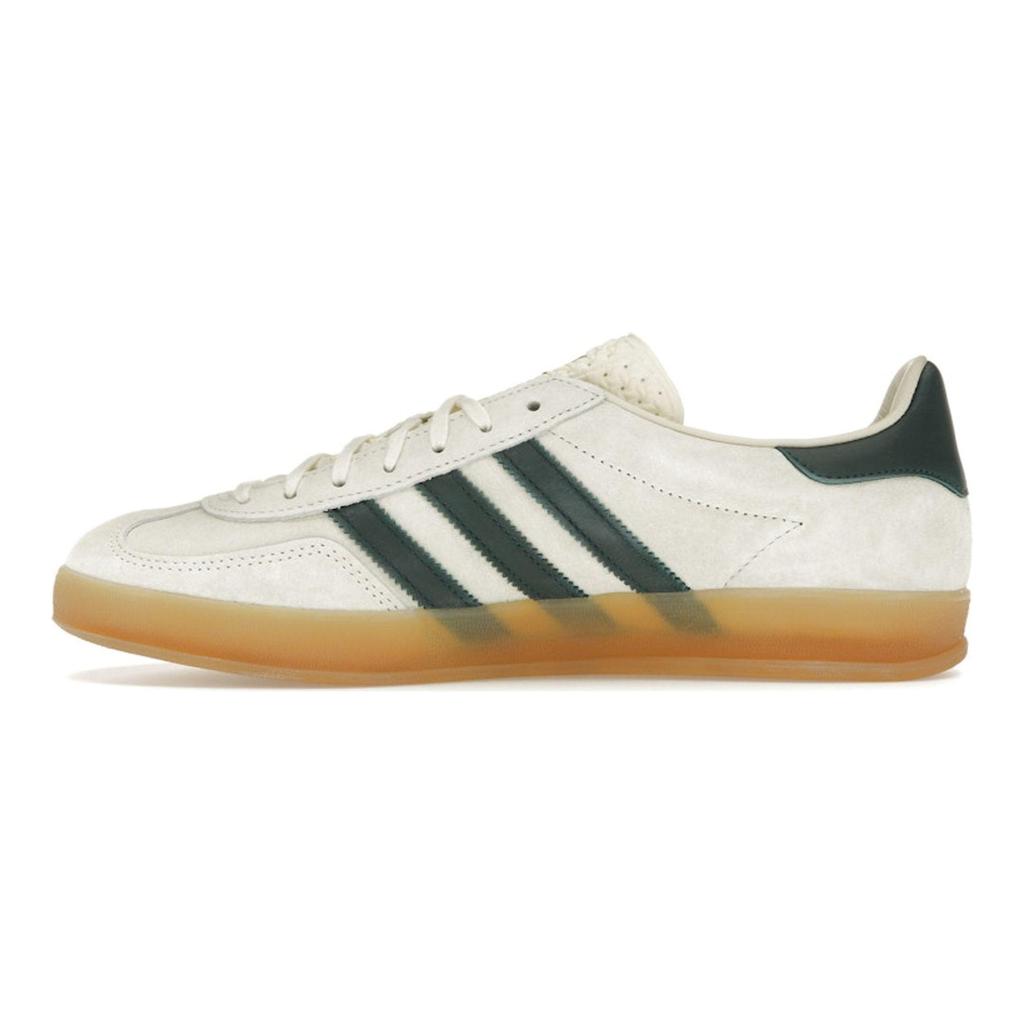 adidas Herren Gazelle Indoor Creme Weiß Grün Gummi Unisex Sneaker Collegiate-Grün IH7502