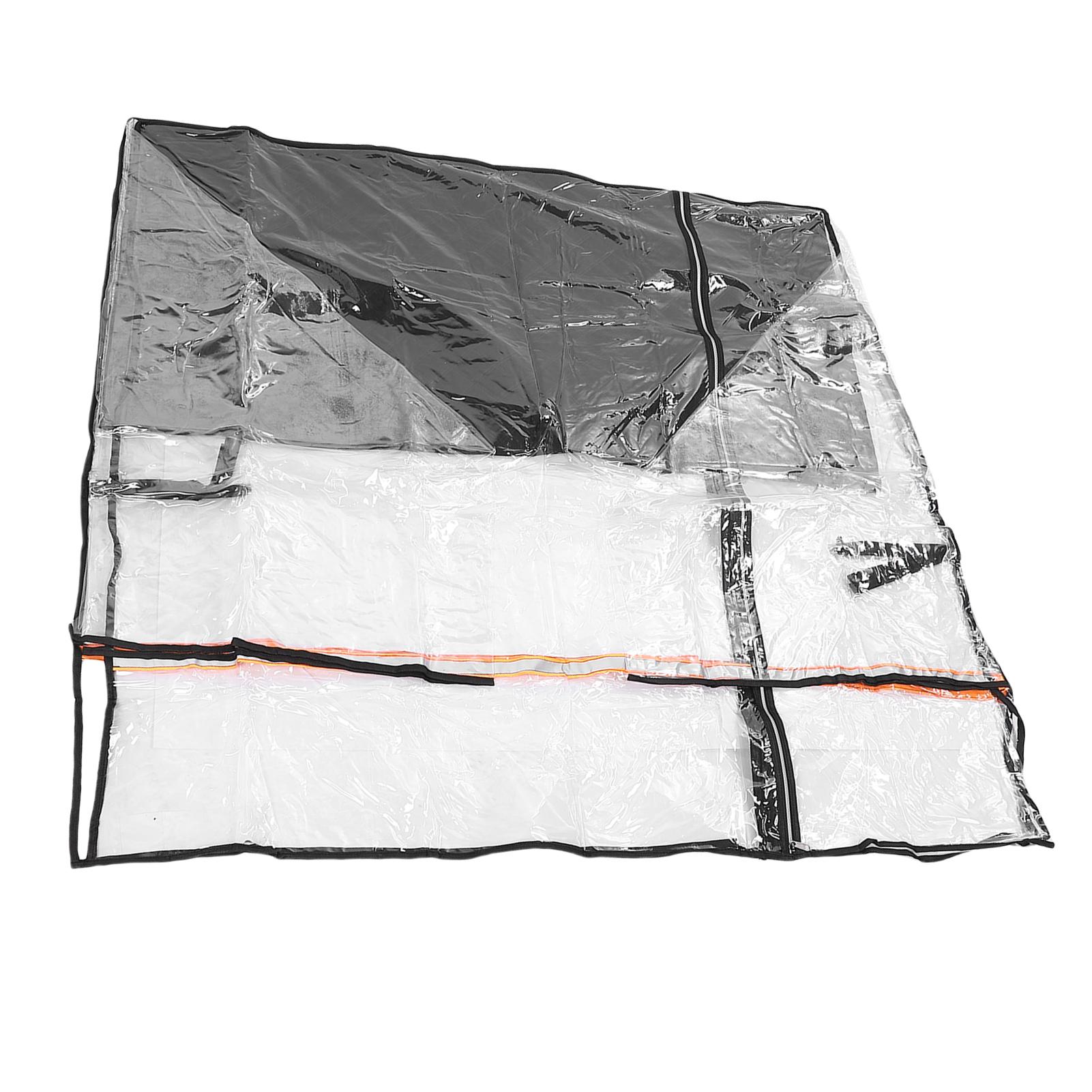 

Forklift Cover Dust Rain Wind Proof Transparent EVA Protective Enclosure All Weather Forklift Sunshade