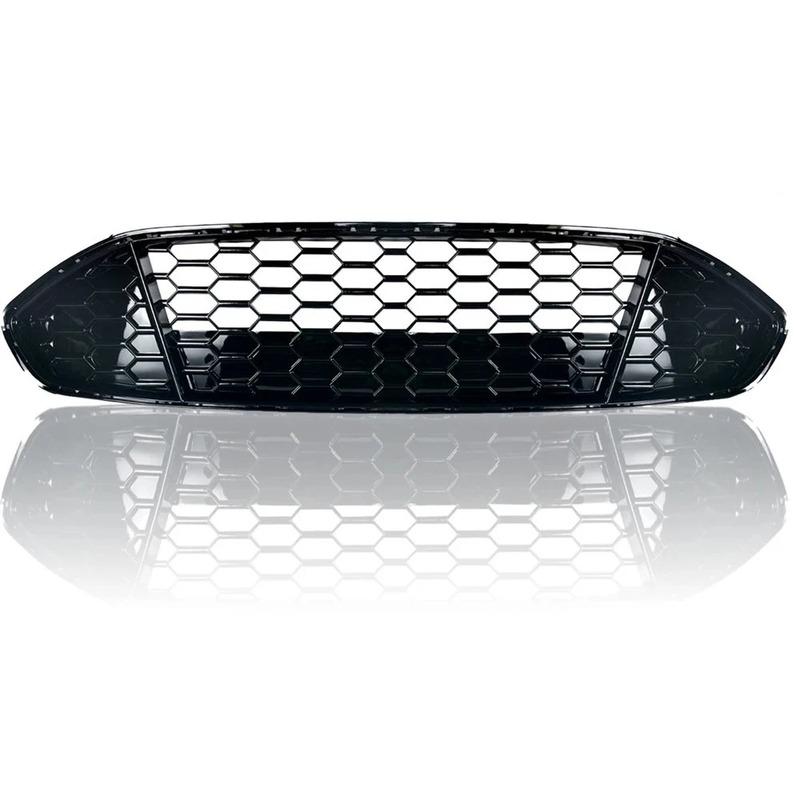 Honeycomb Mesh Car Front Bumper Radiator Grille For Ford Fusion / Mondeo 2013 2014 2015 2016 Mesh Center Racing Grills