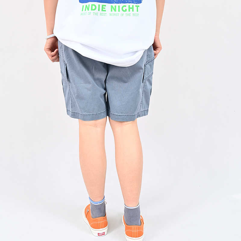 Vans SS25 Sports Casual Series Fashion Simple Loose Versatile Lace-Up Casual Shorts Men shorts Blue Gray VN000NMHRV2
