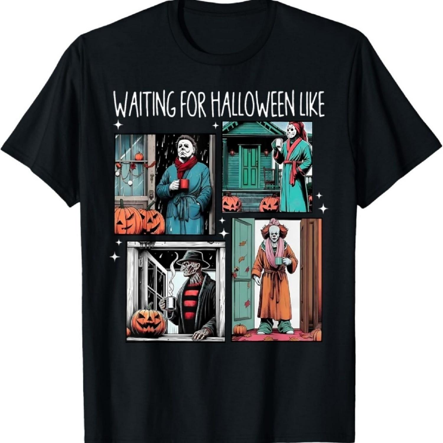 Waiting for Halloween Like T-Shirt (2) S