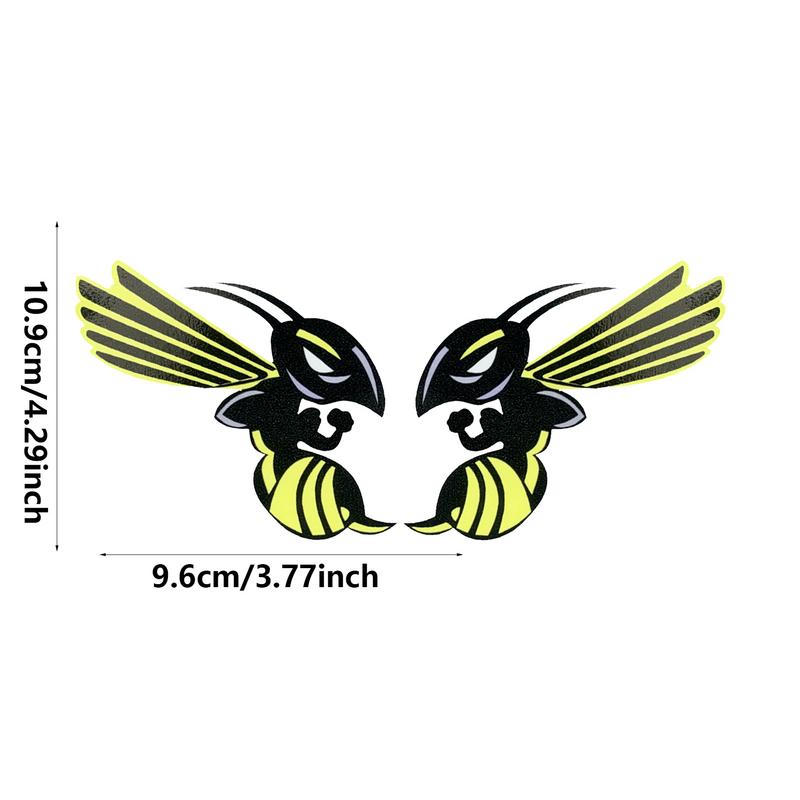 Lustige Auto Wespe Kratzaufkleber Biene Aufkleber für Glas Autozubehör für Autoscooter Scheinwerfer Fenster Autozubehör