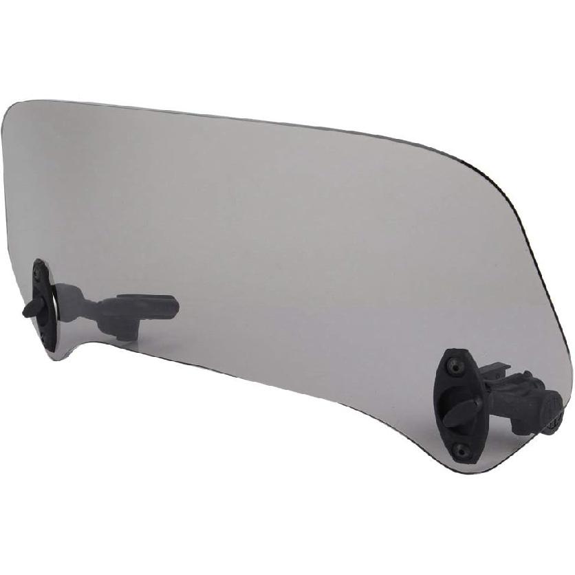 Akozon Deflector,Universal Motorcycle Windscreen Deflector Motorcycle Spoiler Windscreen Air Deflector (Smoked Small)