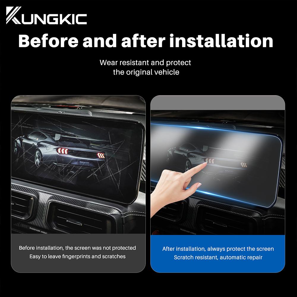 TPU for Ford Mustang 2024 2025 Central Control Navigation Screen Protection Film Interior Sticker Anti-scratch Accessories Decor