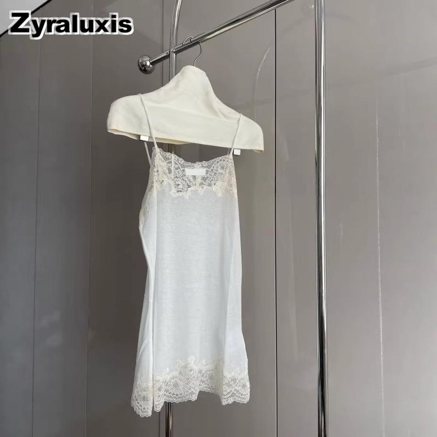 Summer French Lolita Lace Patchwork Strapless Tube Top New Sexy Low Back Design White Cami S белый