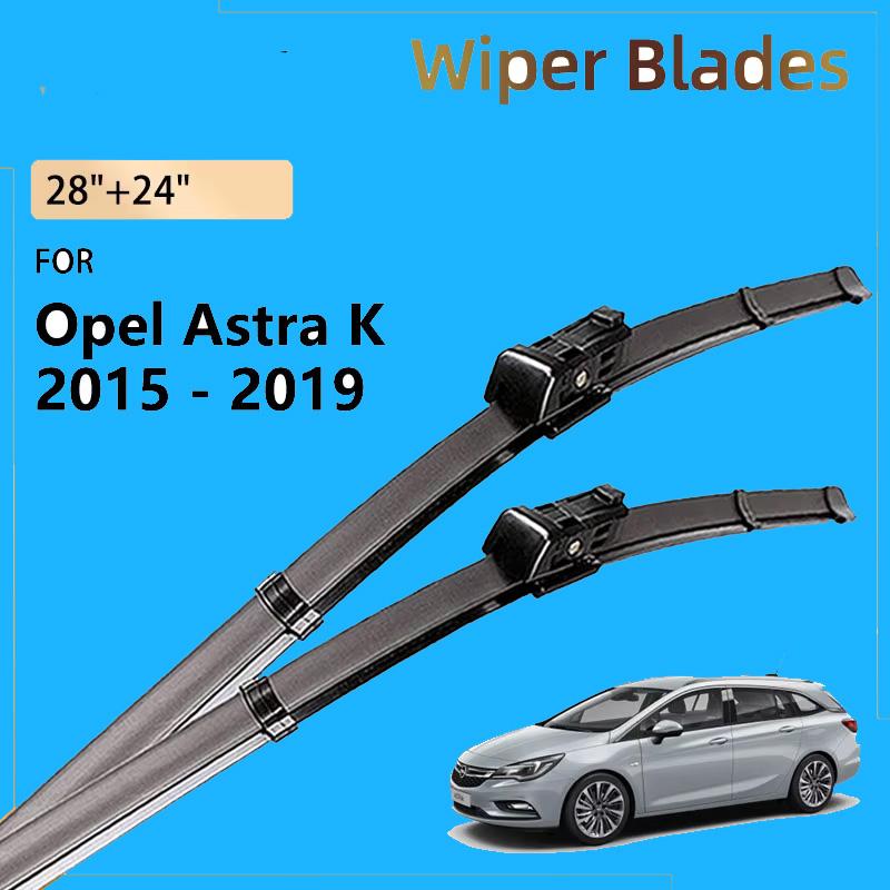 For Opel Astra K 2015 2016 2017 2018 2019 Hatchback Accessories Natural Rubber Car Front Wiper Blades Windshield Window Brushes