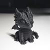 Dragon Baby Sculpture, 3D Printed Dragon Cub Statue, Dragon Decorative Ornament, Multifunctional Desktop Decoration