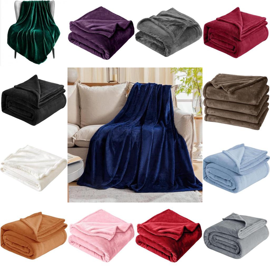Plush Blanket With Lightweight Design For Living Room Decor