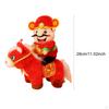 Year Horse God of Wealth Toy Ornament Adorable Collectible Soft