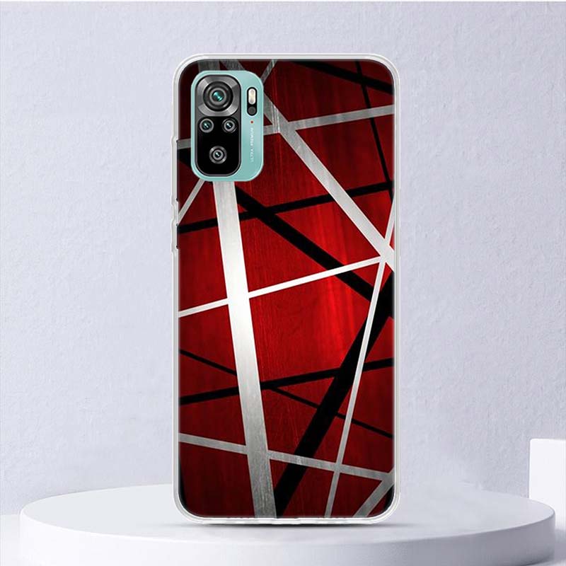 Eddie Van Halen Graphic Guitar Soft Case For Xiaomi Redmi Note 14 13 12S 11S 10S 12 Pro Plus Phone Cover 11 10 11E 11T Note14 Sh