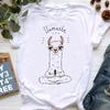 I Lamaste Lama Animal Print TShirt Women Clothes Meditation Tshirt Femme Funny White T Shirt FeUnisex Summer Fashion Tops