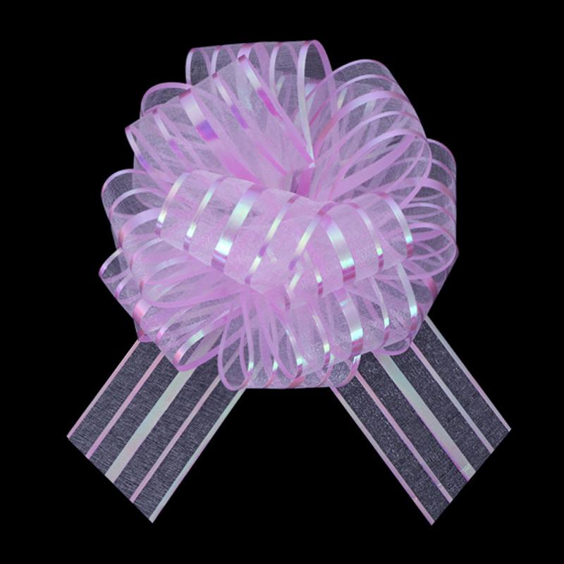 20pcs Car Decor DIY Pull Flower Ribbons Wedding Car Birthday Party Decor Gift Packing Romantic Home  Gauze Drawing