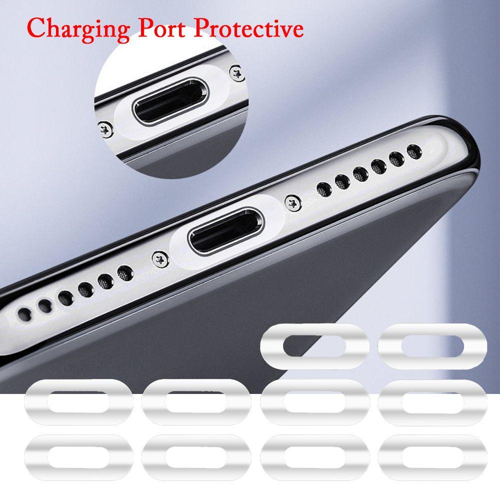 10 Stück Transparente Staubschutz-Stecker Für Ladeanschluss – Kompatibel Mit IPhone & Anderen Handys