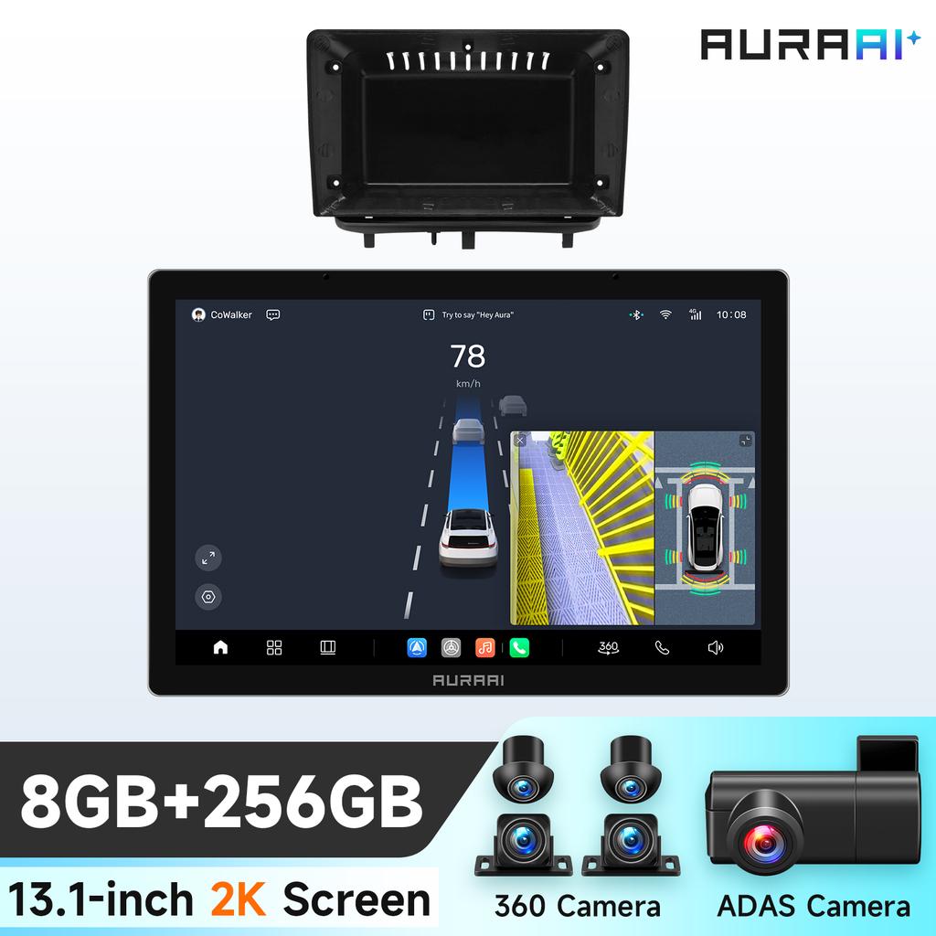 OSSURET Carplay 4GLTE 360Cam Carplay Android Car Radio For Opel Corsa D 2007-2012 Car Infotainment Multimedia Player GPS Intelligent Auto Stereo RDS