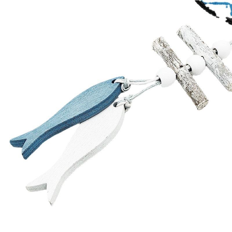 New Ocean Series Wind Wooden Crafts Pendant Creative Gift Ocean Fish Home Decoration