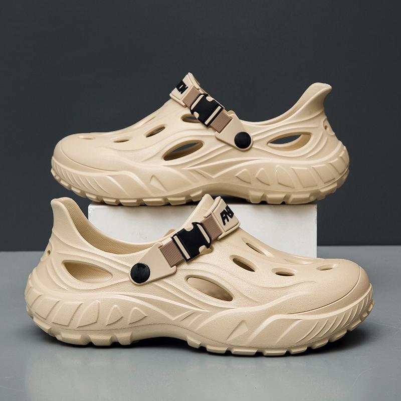 Beach Slides Breathable Clogs Men Casual Garden Shoes Non-Slip Hiking Men Outdoor Sandals Men'S Outdoor Sandals Sport Slippers