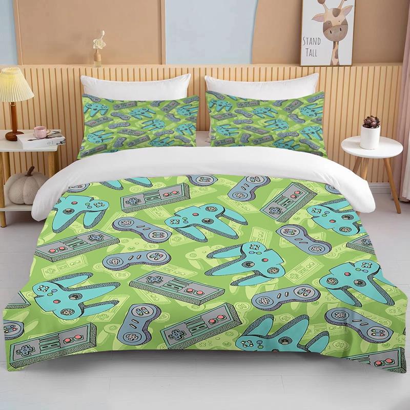 10 Sizes 3D Gamepad Bedding Set Custom Kids Boys Teens Video Game Duvet Cover For Youth New Game Controller Bedspread