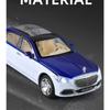 1/24 Maybach S680 Key Control Alloy Model Car Toy Diecasts Metal Casting Sound and Light Pull Back Car Toys for Children Vehicle