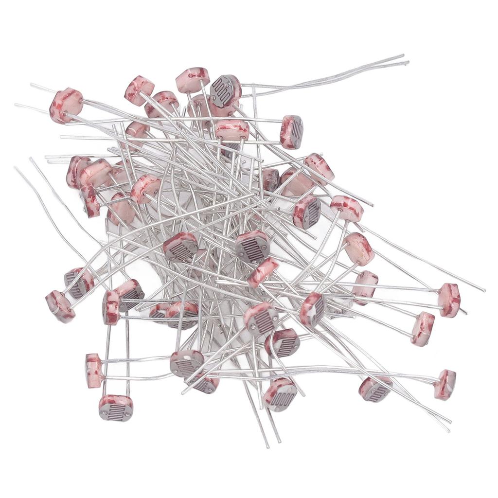 50 buc fotorezistor GM5539 foto rezistență sensibilă la lumină 5 mm rezistență dependentă de lumină