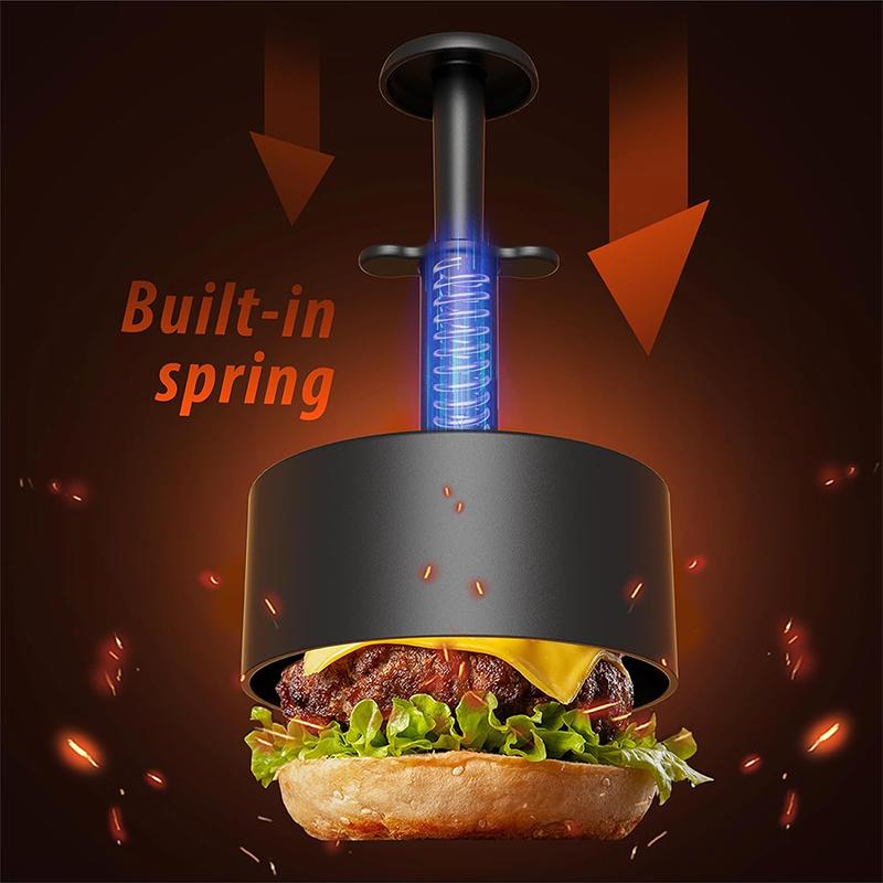 Hamburger Press Burger Patty Maker for Stuffed Burgers Beef Veggie Maker Mold Perfect for Burgers Patties Cooking BBQ