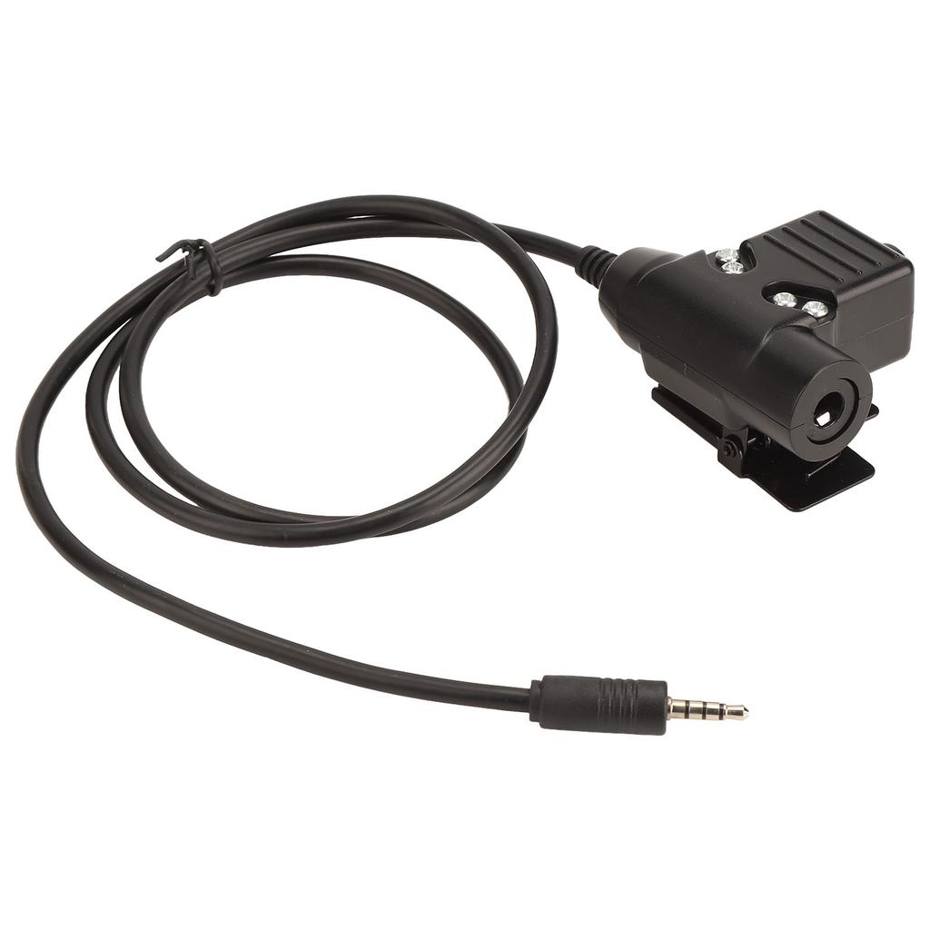 U94 PTT Adapter Professional Highly Flexible PTT Headset Adapter for 3.5mm Sound Interface Cell