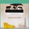 Elephant Elk Creative Silhouette Design Wall Lights For Bedroom Corridor And