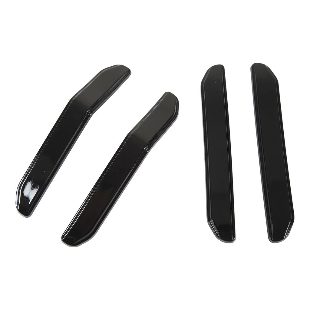 4 ST Dörrkantsskydd Skydd Krocktålig Bildörrhörn List Ersättning För Tesla Model 3 2018 till 2023 Svart