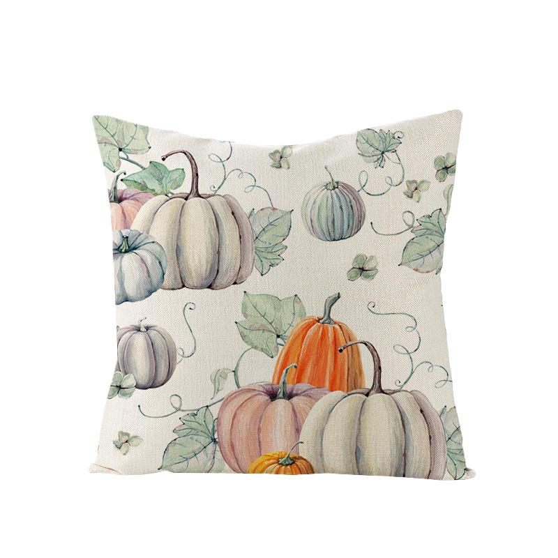 Neue Halloween Polyester Kissenbezug Zuhause Zuhause Schlafzimmer Sofa Kissen Lendenkissenbezug