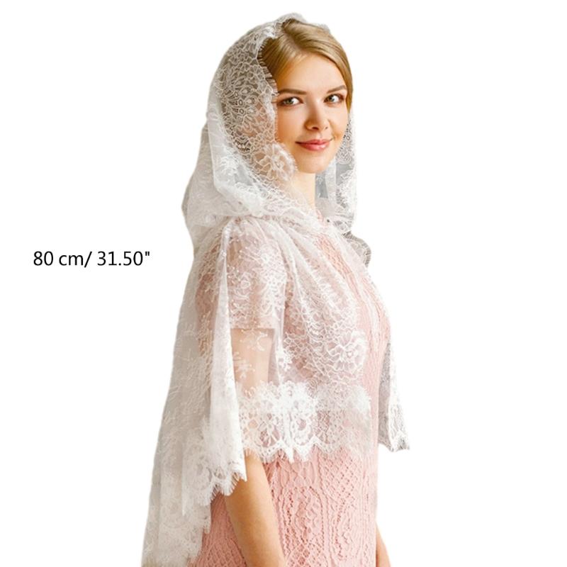 Fashion Summer Wedding Party Shawl for Woman Lace Trim Wrap Casual Scarves Shawls with Hoodie Foulard Female Supplies
