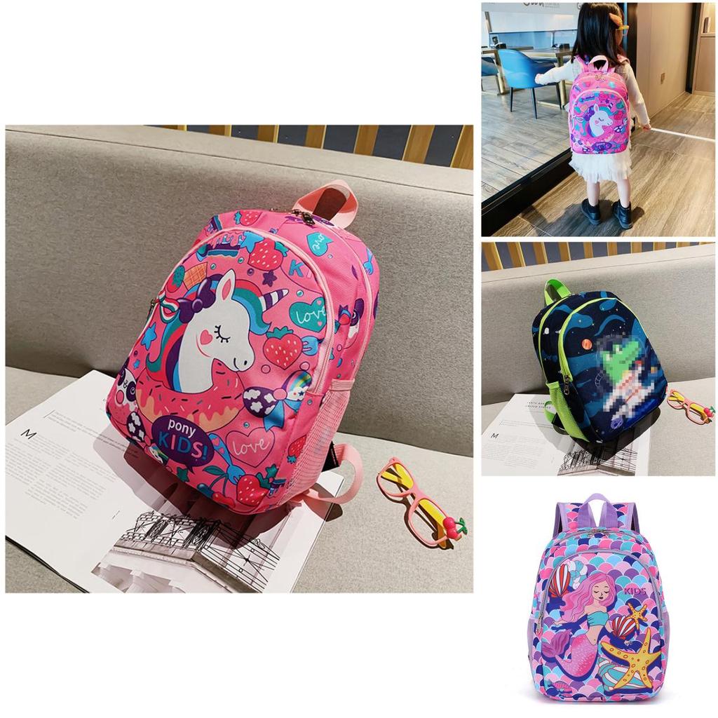 Adorable Kids Backpack With Cute Cartoon Designs Soft Handle Comfortable And Breathable