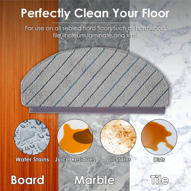 ABIY For ECOVACS DEEBOT N20 Pro Plus Roller Brush Side Brushes Robot Vacuum Accessories Kit