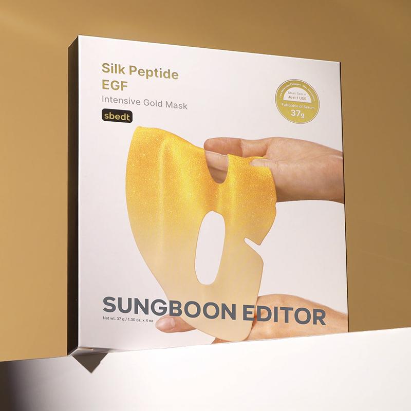SUNGBOON EDITOR Seidenpeptid EGF Intensive Goldmaske 37g