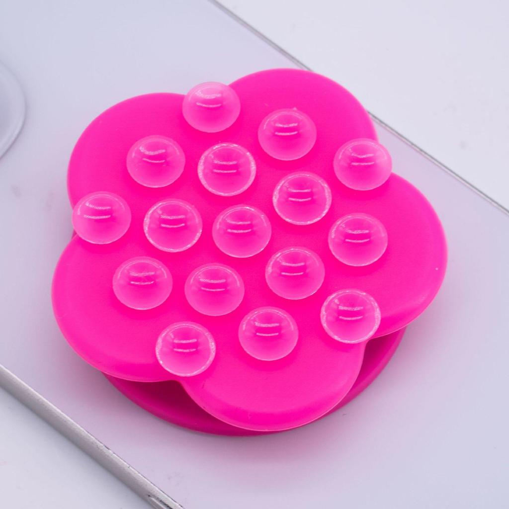 Silikon Çiçek Vantuzlu Telefon Tutucu ve Airbag Standı