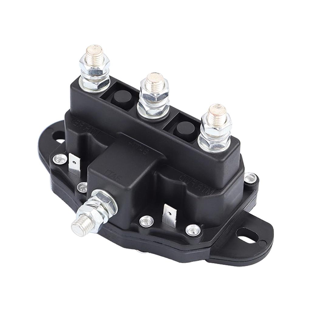 Winch Motor Reversing Solenoid 12V 6 Terminal DC Contactor Relay Switch Intermittent Duty Replaces 24450 214-1211A11 214-1211A11-06 Solenoid Switch