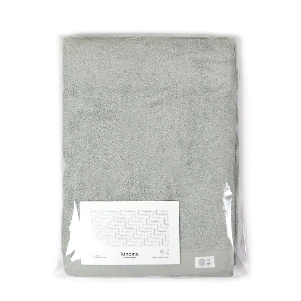 Imabari Towel Iori Towel Blanket Regular Fluffy Soft Highly Absorbent Kinome-Konome (Light Gray)