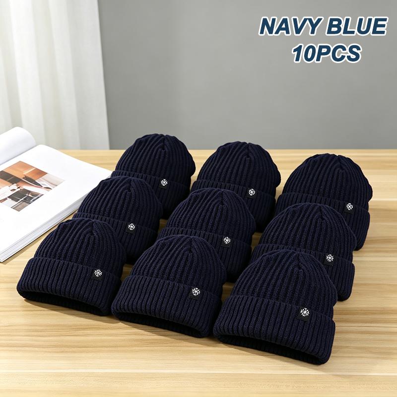 Cycling Ear Protection Winter Warmth Hat for Men Plush Knitted Hat Peaked Cap Fashion Fur Lined Hooded Hats Outdoor Earmuff