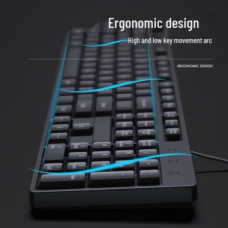 You Shi Wired Mechanical Keyboard and Mouse Set