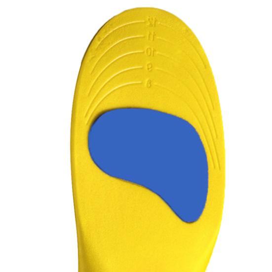 1 Pair Men Women Steppers Insoles Shock Absorption Memory Foam Shoes Inserts Soft Anti-Fatigue Pain Relief Arch Support 4D Cloud Cushioning Insoles