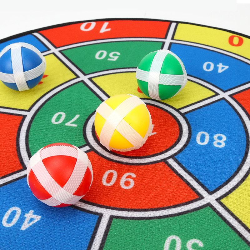1 Set Kumaş Dart Tahtası Oyun Spor Atış Hedefi 2 Yapışkan Top ile Parti Toplantısı Eğlence Oyunları Festival Güvenli Hediyeler TMZ