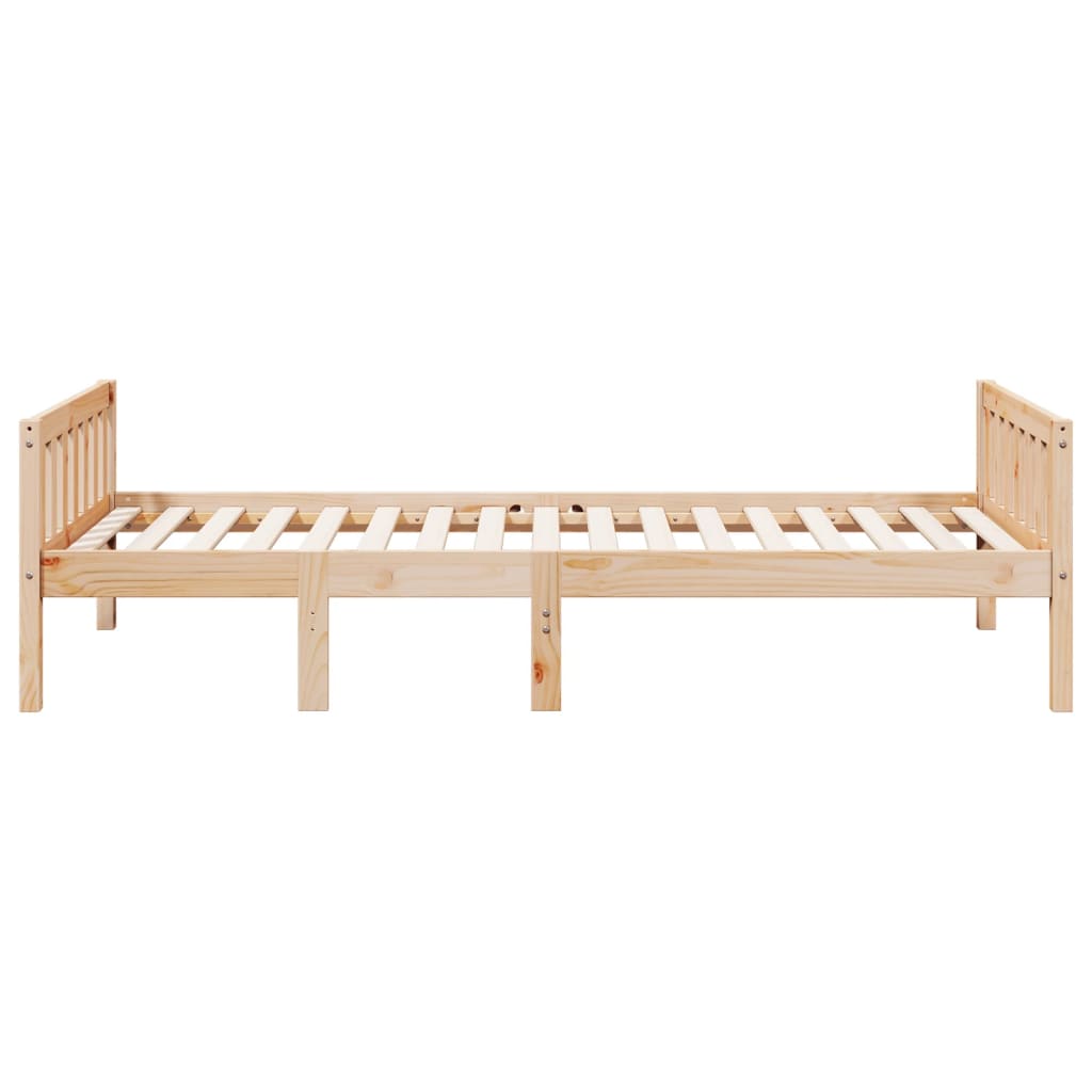 Vidaxl Łóżko Dziecięce Bez Materaca, 80X200 Cm, Lite Drewno Sosnowe