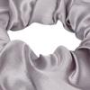 5pcs Light Up Scrunchies Light Up Grey Satin Elastic Glow in The Dark Hair Scrunchy for Women